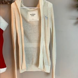Abercrombie&Fitch Hooded Knit Cardigan